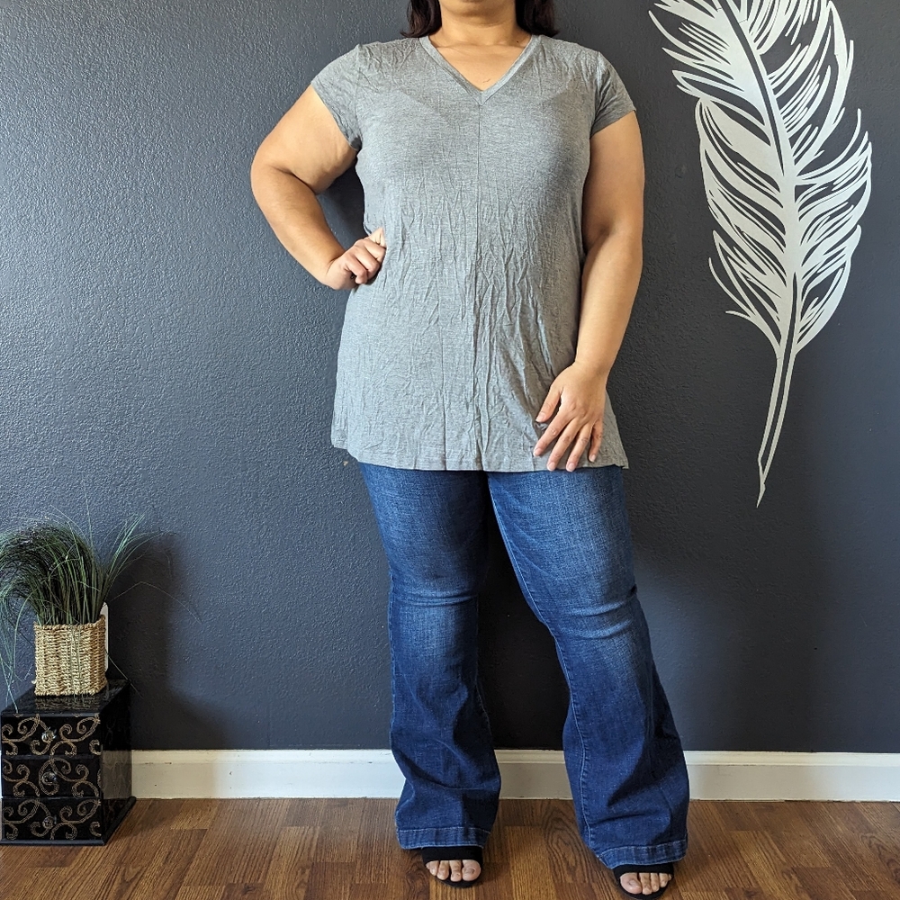 Simple Grey Blouse